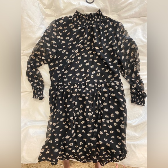 Madewell Smock Neck Mini Dress - Picture 4 of 6